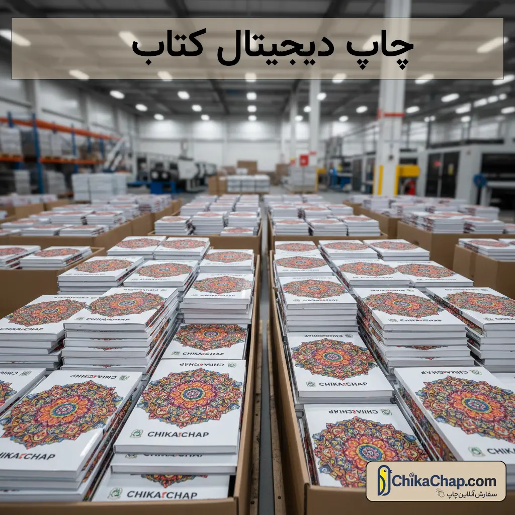 چاپ دیجیتال کتاب با کیفیت عالی و قیمت مناسب | چیکاچاپ